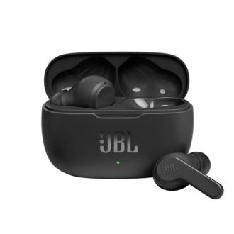 JBL Vibe 200TWS True Wireless Earbuds - Black, Small