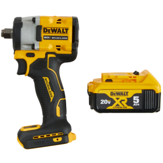Cordless Impact Wrench 1/2 inch, 20V Brushless Impact Gun with Battery and Charger