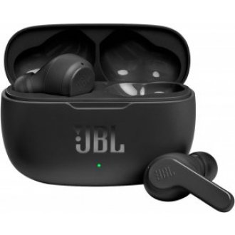 JBL Vibe 200TWS True Wireless Earbuds - Black, Small