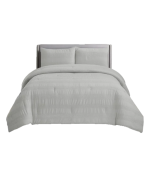 Queen Comforter Set 7 Pieces, All Season Reversible Bed in a Bag Queen, Ultra Soft