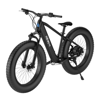 HiBoy - P6 Electric Bike w/ 62 mi Max Operating Range & 28 mph Max Speed - Black