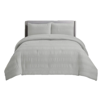 Queen Comforter Set 7 Pieces, All Season Reversible Bed in a Bag Queen, Ultra Soft